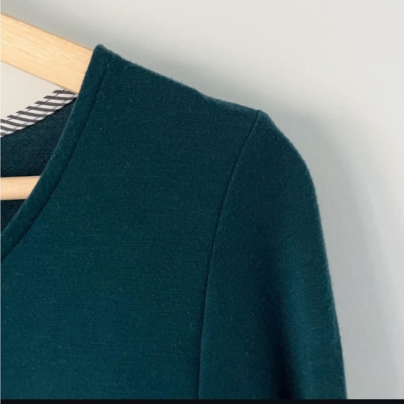 Pleione pinstripe cuffed long sleeve dress size Small - Picture 4 of 6